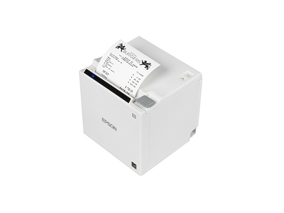 IMPRESORA DE RECIBO TERMICA EPSON TM-M30III-H, CONECTIVIDAD USB,ETHERNET Y BLUETOOTH, PERMITE CUATRO DISPOSITIVOS PERIFERICOS, USB NETWORK-TETHERING, (051:USB;BT;WIFI;PS;ES;ENB9;LA) EN COLOR BLANCO.