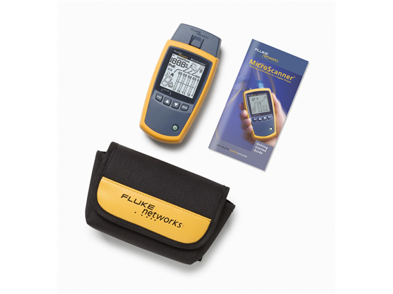 VERIFICADOR DE CABLE DE COBRE MS2-100 MICROSCANNER2 FLUKE NETWORKS, CON TONIFICACIÓN INTELLITONE INCORPORADA, SOLUCIONA PROBLEMAS RJ11, RJ45, COAXIAL, PRUEBA 10/100/1000BASE-T Y VOIP, AMARILLO