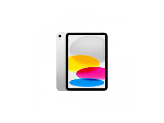 TABLETA APPLE IPAD 10.9"  256GB, WI-FI, 10 GENERACION, ON CHIP A14 BIONIC, PANTALLA DE RETINA LÍQUIDA SILVER 2022 (MPQ83LL/A)