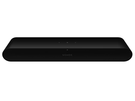 SOUND BAR (BARRA DE SONIDO MINI) WIRELESS SONOS RAY B NEGRO, CON PUERTO ETHERNET, WIFI, BLUETOOH, HDMI, SONIDO SURROUND, COMPATIBLE CON APPLE AIRPLAY 2, SPOTIFY CONNECT SONIDO NOCTURNO, MEJORA DEL HABLA.