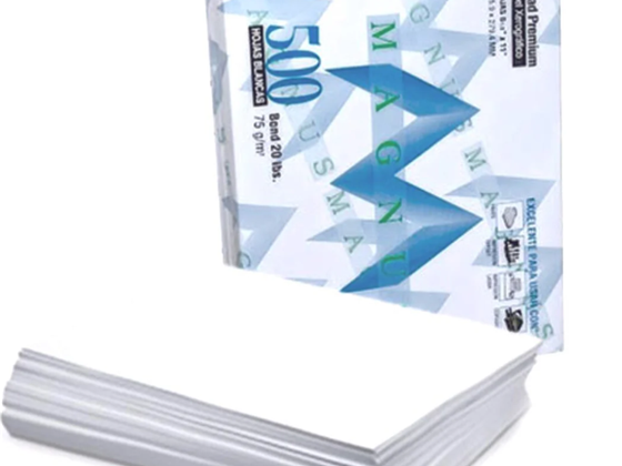 RESMA DE PAPEL BOND MAGNUS 8 1/2 X 11 XEROGRÁFICO