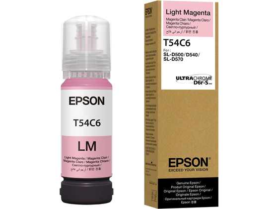 BOTELLA DE TINTA EPSON T54C6 LIGHT MAGENTA, PARA SURELAB D570 Y SURELAB SL-D500