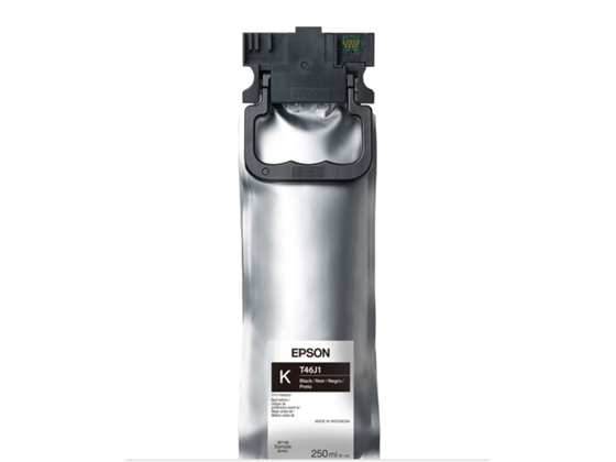 BOLSA DE TINTA EPSON NEGRO ULTRACHROME T46J 1 BOLSA DE 250ML PARA SURELAB D1070/D1070DE.
