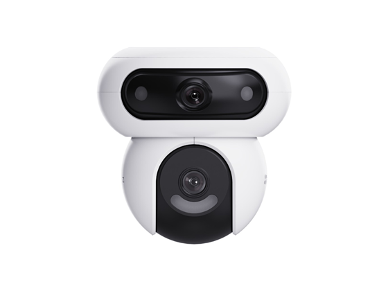 CAMARA CON DOBLE LENTE DUAL, PANAROMICA E INCLINACION PARA EXTERIOR MARCA EZVIZ, MODELO H90, 2K+ /2K+, DETECTOR DE PERSONAS Y VEHICULO CON TECNOLOGIA IA, IR 30MTS, CHARLA BIDIRECCIONAL, 360º, WIFI 2.4GHZ, H.265, H.264,  3D DNR
