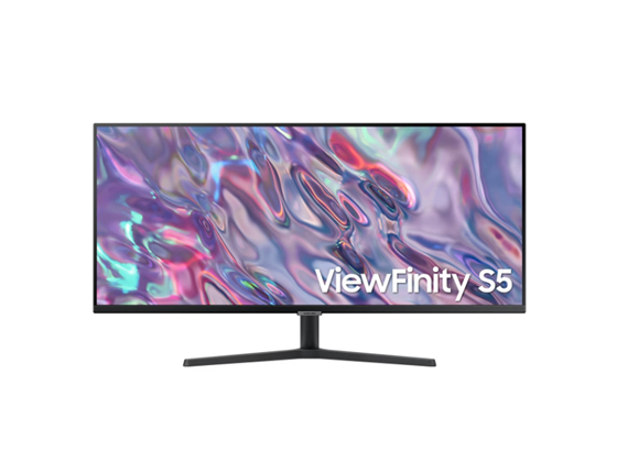 MONITOR SAMSUNG 34”  PLANO VIEWFINITY S5 S50GC, UWQHD (3,440 X 1,440), MAX. 100 HZ, 5(GTG), LS34C502GANXZA.