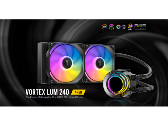 ABANICO ANTEC VORTEX LUM 240 ARGB. SET DE DOS ABANICOS ARGB DE 120MM. ILUMINACIÓN ARGB PERSONALIZABLE Y SINCRONIZABLE CON PLACA BASE. RODAMIENTOS HIDRÁULICOS. ALTO FLUJO DE AIRE Y PRESIÓN ESTÁTICA. INCLUYE CONTROLADOR ARGB.