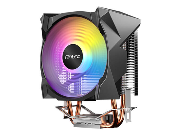 ABANICO ANTEC PARA CPU A30 NEO ARGB. ENFRIADOR DE AIRE. DIMENSIONES: 120 X 78 X 120 MM. VENTILADOR DE 120MM PWM CON ILUMINACIÓN ARGB. VELOCIDAD DEL VENTILADOR: 800 - 1800 ± 10% RPM. FLUJO DE AIRE: 46.2 CFM MÁX. RUIDO: 28.1 DBA MÁX. PRESIÓN ESTÁTICA: 2.1 MMH2O MÁX. CONECTOR DE 4 PINES. DOS TUBOS DE CALOR DE 6MM CON CONTACTO DIRECTO. ALETAS DE ALUMINIO. COMPATIBLE CON SOCKETS INTEL LGA 1700 / 1200 / 115X / 775 Y AMD AM5 / AM4 / AM3+ / AM3 / AM2+ / AM2 / FM2+ / FM2 / FM1. TDP MÁXIMO DE 95W.