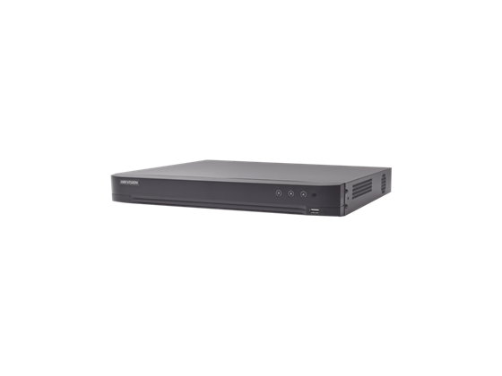 DVR HIKVISION ACUSENSE 8 CANALES, H.265 PRO+, 5MP, 1080P @ 15 FPS, 8 CH IP CANALES, 1 HDD, HASTA 10 TB, ALARM IN 8 /OUT 2, RS-485 (HALF-DUPLEX)
