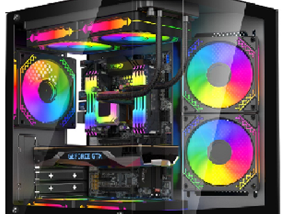 [AGI-C015] CASE GAMING AGILER MICRO ATX / ITX NEGRO, CON DOBLE ESQUINA DE CRISTAL (AGI-C015)