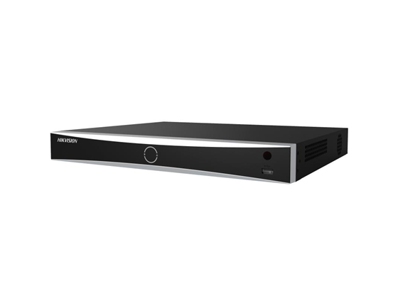 NVR HIKVISION ACUSENSE, 16 CANALES, 4K, 1U, 8MP, 16 POE, (3840 × 2160), 2 SATA, UP TO 16 TB