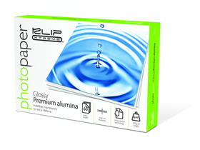PAPEL GLOSSY KLIPX PREMIUM PHOTO ALUMINA, 4X6 A PRUEBA DE AGUA 60 PACK  235GM, AP100KLX11, TRM13BDJ3