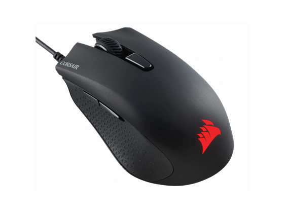 MOUSE CORSAIR HARPOON PRO GAMING, OPTICO USB, 6 BOTONES PROGRAMABLE, VELOCIDAD 12000 DPI (CH-9301111-NA)