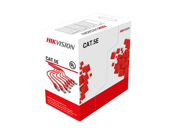 ROLLO DE CABLE UTP HIKVISION CAT5E, (305M) 1000 PIES, CALIBRE: 24 AWG 99% COBRE