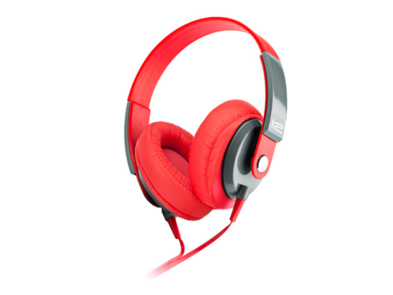 AUDIFONO CON MICROFONO KLIPXTREME - OBSESSION - STEREO - ROJO - CONTROL DE VOLUMEN KHS-550RD