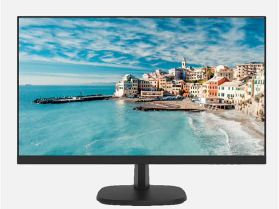 MONITOR HIKVISION SIN BORDES FHD DE 27", 1 HDMI,1 VGA, VESA STAND BRACKET, TRABAJO 24/7