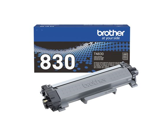 TONER BROTHER BLACK, TN830 STANDARD YIELD, APROX. 1,200 PÁGINAS.
