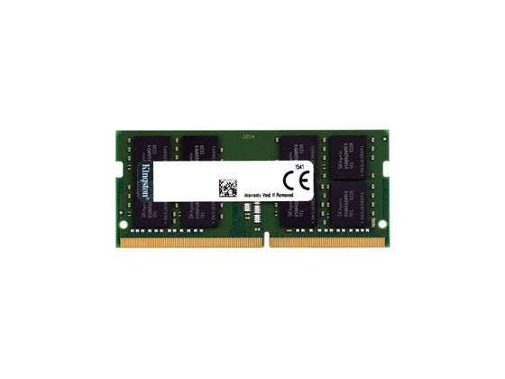 MEMORIA 32GB (2RX8GB) KINGSTON, P/LAPTOP, DDR4 3200MT/S NON-ECC UNBUFFERED SODIMM CL22 2RX8 1.2V 260-PIN 16GBIT.
