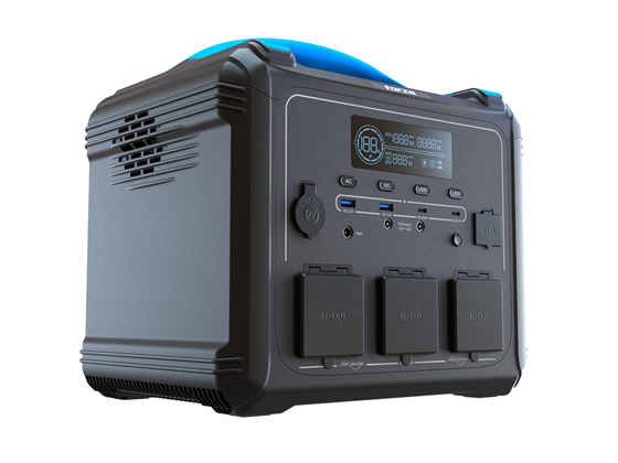 GENERADOR ELECTRICO TITAN DE BATERIA FORZA, RECARGABLE, 1200W, 10 PUERTOS DE CARGAS, LAMPARA 6W, SOPORTE PARA CARGA SOLAR, PANTALLA LCD, BATERIA 1102.5WH (26.25V 42AH), FAST CHARGING 1.5 HORAS (FPP-T1200)