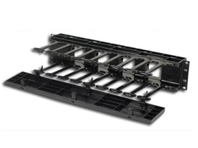 ORGANIZADOR CABLE HORIZONTAL/ SINGLE SIDED, 19" MOUNTING X 2RU, 2U.