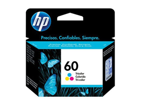 CARTUCHO HP 60 - CC643W - TRICOLOR - 4ML - PARA IMPRESORA F2480 / F4280 / D1660 / D2660