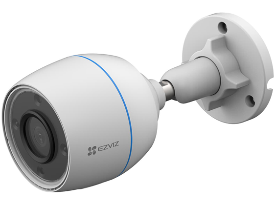 CAMARA BULLET EXTERIOR MARCA EZVIZ, MODELO H3C, 1080P, (SOPORTA 512GB), FULL HD, DETECTOR DE MOVIMIENTO, IR 30M, WIFI 2.4 GHZ, CAPTURA DE SONIDO, IP67,