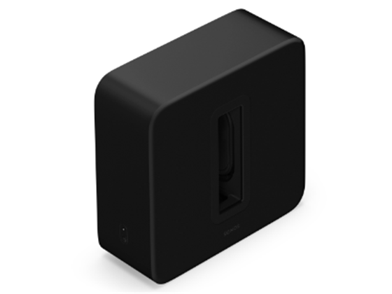 SUBWOOFER WIRELESS SONOS SUB 4 B NEGRO MATE, CON PUERTO ETHERNET, WIFI, FRECUENCIA DE RESPUESTA DESDE 25HZ.