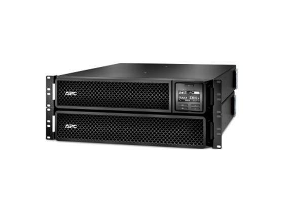 UPS APC SMART-UPS SRT 3.0KVA(3000VA) RACK MONTABLE, 2U, 230V, 8X C13+2X C19 IEC OUTLETS, SMARTSLOT, EXTENDED RUNTIME, W/ RAIL KIT (SRT3000RMXLI)