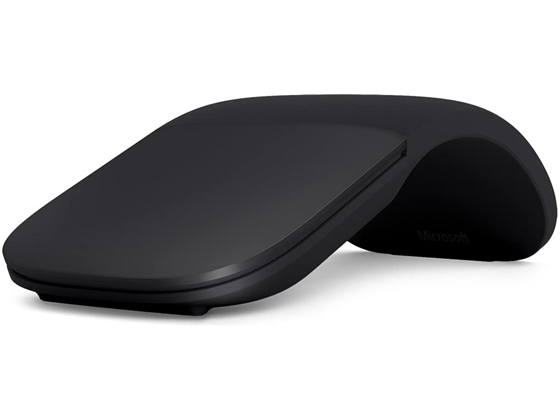 MOUSE ERGONOMICO MICROSOFT ARC BLUETOOTH, INALAMBRICO, COLOR NEGRO.