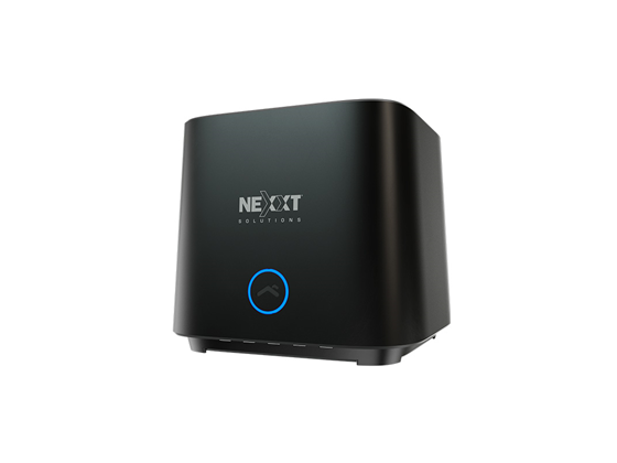 ROUTER WIRELESS MESH NEXXT BOLT AC1200, SISTEMA INALAMBRICO COMPLETO PARA EL HOGAR (MESH), 1 UNIDAD, DUAL BAND 2.4GHZ/5GHZ - 300/867 MBPS, 3X ETHERNET PORT GIGABIT, NEGRO (NCM-C1200)