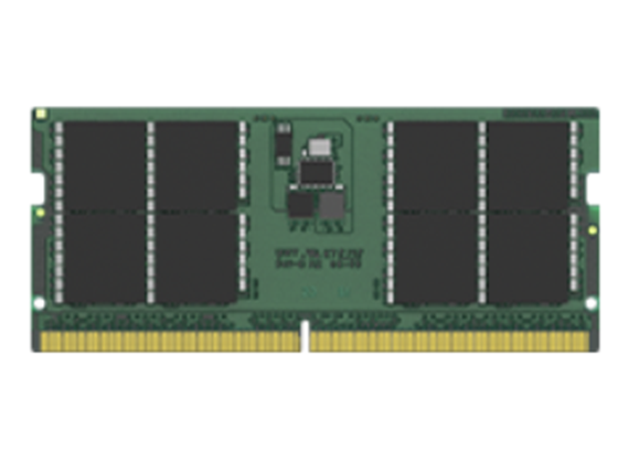 MEMORIA 32GB (2GX8) KINGSTON, P/LAPTOP, DDR5, 5600MT/S, CL46 2RX8 1.1V 262-PIN 16GBIT, NON-ECC UNBUFFERED SODIMM.