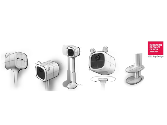 CAMARA EZVIZ, MONITOR PARA BEBE, BATERIA, SOPORTA MICROSD 512, HD. (COLOR AZUL)