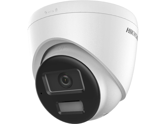 CAMARA DE VIGILANCIA HIKVISION IP, 8MP COLORVU WITH SMART HYBRID LIGHT FIXED, DOMO TURRET, IR 30M, IP67, MICROFONO 30M.