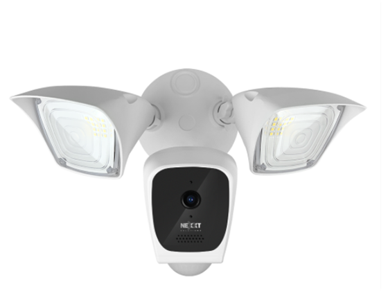 CAMARA DE VIGILANCIA INTERIOR/EXTERIOR NEXXT WIFI CON LUCES Y SENSOR DE MOVIMIENTO (HOME AUTOMATION), 1080P, FIJA, DIA Y NOCHE, MICRO SD + CLOUD, SOFTWARE DE GRABACION, (NHC-F610)