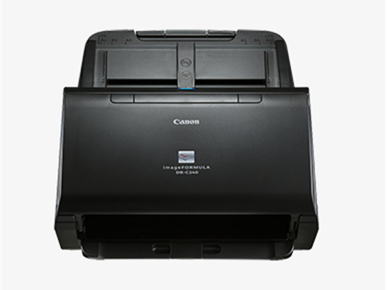 SCANNER CANON IMAGEFORMULA DR-C240, RESOLUCION OPTICA, 600 DPI, 24 BIT A COLOR, CONEXION USB 2.0, CAPACIDAD DE ALIMENTADOR 60 HOJAS, DE 3500 A 6000 ESCANEOS/DIA, ESCANEO DOBLE CARA, KOFAX VRS.