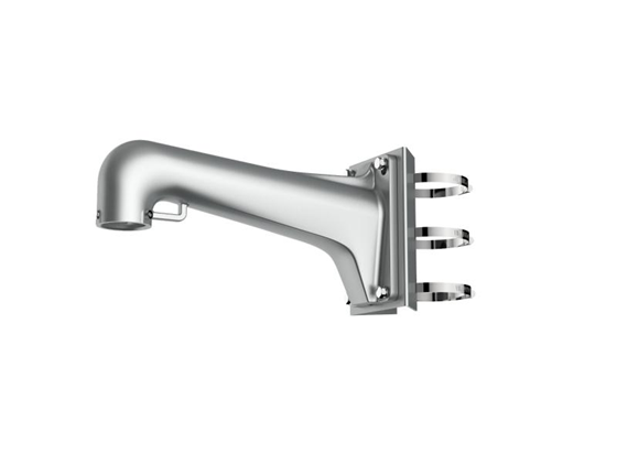 SOPORTE HIKVISION MONTAJE VERTICAL CON MONTAJE DE POSTE, COLOR PLATA, EXTERIOR