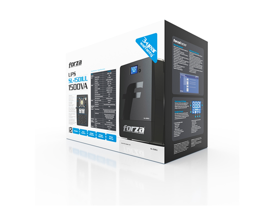UPS FORZA SMART SL-1501UL 1500VA - 900 WATTS 8 ENTRADAS, PUERTO USB, PANTALLA LCD TOUCH 120V