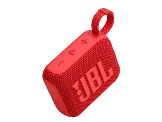 BOCINA JBL GO4 BLUETOOTH 5.3, A PRUEBA DE AGUA (IP67), 4.2W DE PONTENCIA, 7HRS DE REPRODUCCION, REPRODUCCION INALAMBRICA BLUETOOTH, BATERIA RECARGABLE, ROJO