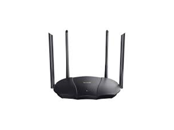 ROUTER WIRELESS TENDA TX12 WIFI 6, 2976MBPS, (2X 5G Y 1X 2.4G) 2 PUERTOS GIGABIT Y 1 PUERTO WAN, ESTÁNDAR  WI-FI 6 (802.11AX), OFDMA+MU-MIMO, ANTENA X5 6DBI, ENRUTADOR DE TRIPLE BANDA, HASTA VELOCIDADES EN 5 GHZ: 2402 MBPS, EN 2,4 GHZ: 574 MBPS.