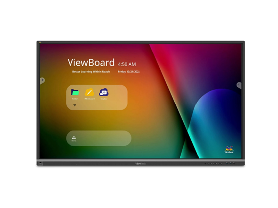 PANTALLA INTERACTIVA VIEWSONIC,  IFP, 86", 4K,  20 MULTI TOUCH, 7H, (3840 X 2160), 350 NITS, 4G RAM, 32GB STORAGE, OPS X 1, WIFI 1, HDMI-3, HDMI 1, VGA X 1, USB-A X 5, USB-B X2, USB-C X 1, SPDIF X 1, EARPHONEX 1, RJ45 X 2, RS232, GRIS. -