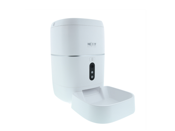 DISPENSADOR INTELIGENTE DE ALIMENTOS NEXXT PARA MASCOTAS (PERROS/GATOS), WIFI, ADMINISTRABLE CON APLICACION, HORARIOS PROGRAMABLES (NHA-P610)