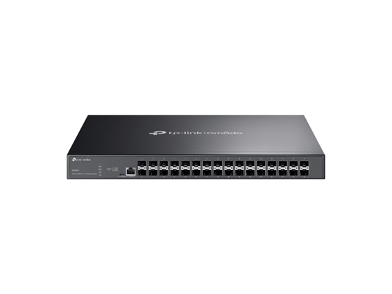 SWITCH 32 PUERTOS TP-LINK OMADA 10GE SFP+ L2+, CONMUTADOR ADMINISTRABLE. 640 GBPS CAPACIDAD DE CONMUTACIÓN. GESTIÓN CENTRALIZADA EN LA NUBE, 2 FUENTES DE ALIMENTACIÓN FIJAS.
