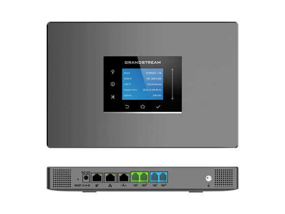 PBX IP GRANDSTREAM UCM6302, 1000 USUARIOS, 200 LLAMADAS SIMULTÁNEAS, VIDEOCONFERENCIA HASTA 20, CONFERENCIA DE VOZ HASTA 80, LCD A COLOR DE 320X240 CON PANTALLA TÁCTIL