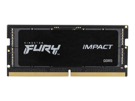MEMORIA 16GB (1X16GB) KINGSTON, P/LAPTOPS, DDR5, 5600MT/S, CL40 1RX8 1.1V 262-PIN 16GBIT, NON-ECC UNBUFFERED SODIMM.