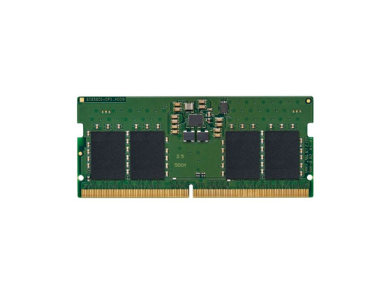 MEMORIA 8GB (1X8GB) KINGSTON, P/LAPTOPS, DDR5, 5600MT/S, CL46 1RX16 1.1V 262-PIN 16GBIT, NON-ECC UNBUFFERED SODIMM.