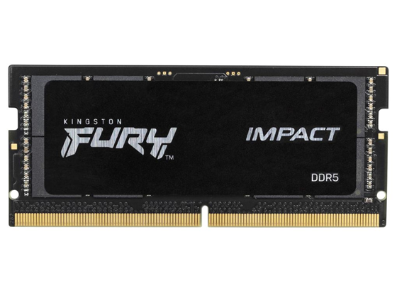 MEMORIA 16GB (1X16GB) KINGSTON, P/LAPTOPS, DDR5, 4800MT/S, CL38 1RX8 1.1V 262-PIN, ON DIE-ECC SODIMM.