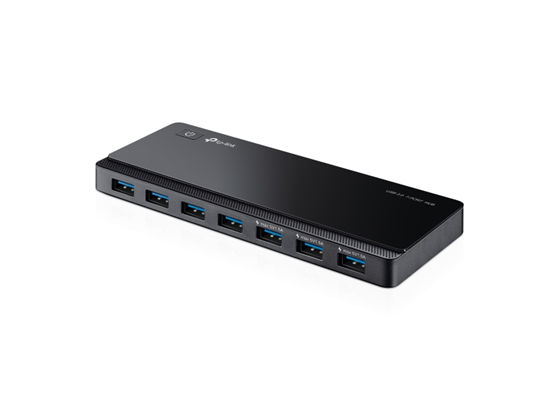 ADAPTADOR HUB TP -LINK, 7 PUERTOS USB 3.0, TRANSFERENCIA DE DATOS DE HASTA 5GBPS.