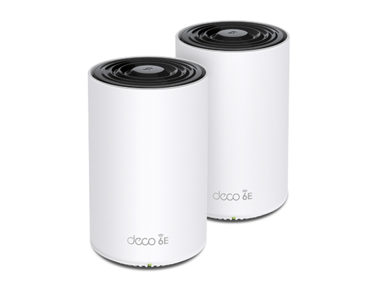 ROUTER DECO XE75 PRO TP-LINK WI-FI 6E MESH AXE5400, 5400 MBPS, DE TRIPLE BANDA, 500M2,  200 DISPOSITIVOS.