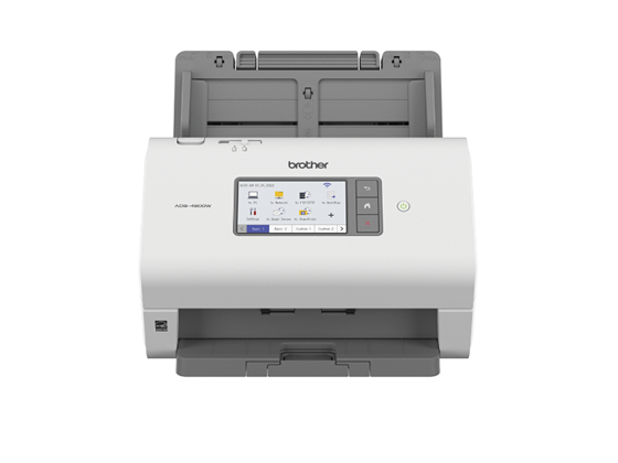 SCANNER BROTHER ADS-4900W, DUPLEX, A COLOR, DE ESCRITORIO, (ALIMENTACIÓN AUTOMÁTICA, ESCÁNER DÚPLEX A COLOR DE UNA PASADA), PANTALLA TÁCTIL 4.3", RED/USB/WIFI, HASTA 9000 PÁGINAS DIARIAS