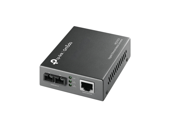 CONVERTIDOR DE MEDIOS TP-LINK MC210CS, MONOMODO, PUERTO GIGABIT RJ45 A FIBRA ÓPTICA SC, ALCANCE HASTA 15 KM