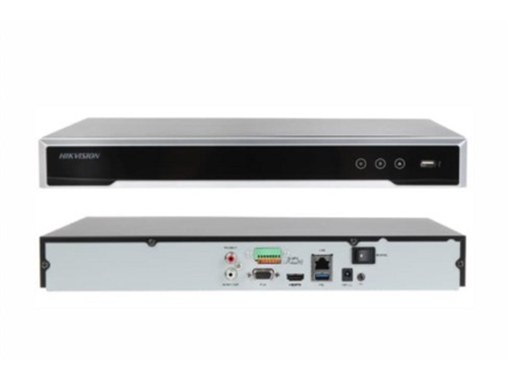 NVR HIKVISION, IP, 16 CANALES, 4K, 1U, 1080P HASTA 8MP, H265.
